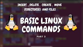 BASIC LINUX COMMANDS  🔥🔥 | CAT | MKDIR | CD | RMDIR | RM | MV