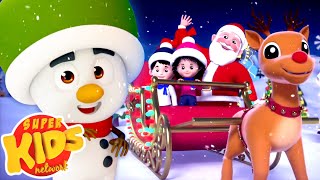 Jingle Bells | Christmas Songs | Christmas Carols | Rhymes &amp; Xmas Music - Super Kids Network