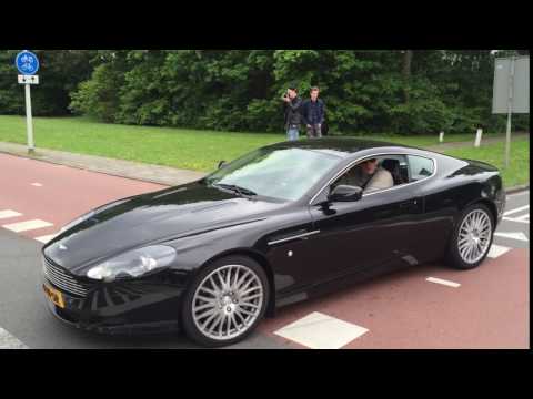 Aston Martin DB9 | Cars and Coffee XXL 2016 | exhaust sound - engine sound