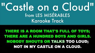 &quot;Castle on a Cloud&quot; from Les Misérables - Karaoke Track with Lyrics on Screen