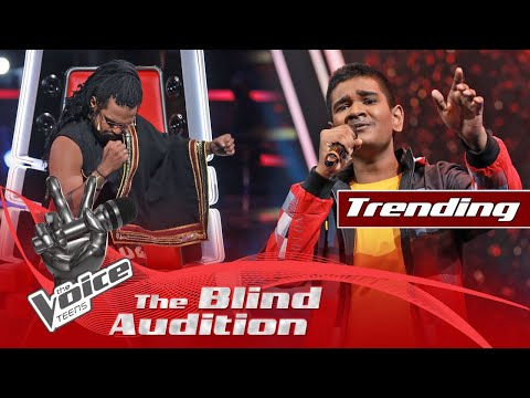 Pinsara Madhubhashana | Adanne Ai ( අඬන්නෙ ඇයි ) | Blind Auditions | The Voice Teens Sri Lanka