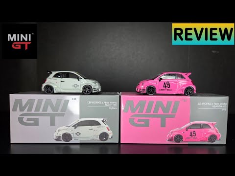 Feature Image thumbnail for the video blog Mini GT - LB Works Abarth 595 - Pink & Fighter Works - REVIEW by  booster_diecast