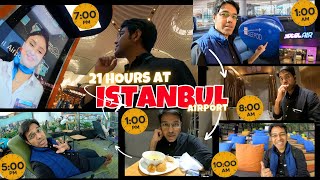 HOW I SURVIVED SUPER LoooooNG LAYOVER AT ISTANBUL AIRPORT, Turkey - Ultimate Gui