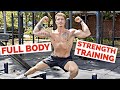 FULL BODY STRENGTH TRAINING WEIGHTED CALISTHENICS DAY 2 | GETTING STRONGER EACH WORKOUT