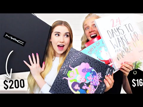 Opening BEAUTY Advent Calendars w/ Mama Maples !!