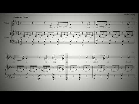 Nicola Vaccaj - Low Voice - 08 - Semitones - Delira dubbiosa