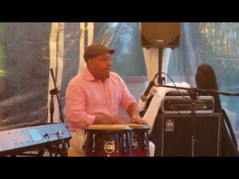 Richie Flores on the Congas