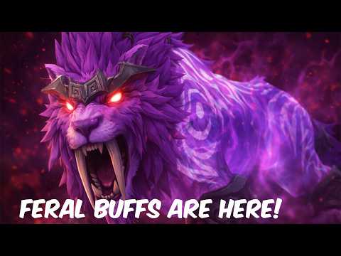 FERAL BUFFS ARE HERE - Feral druid pvp midnight