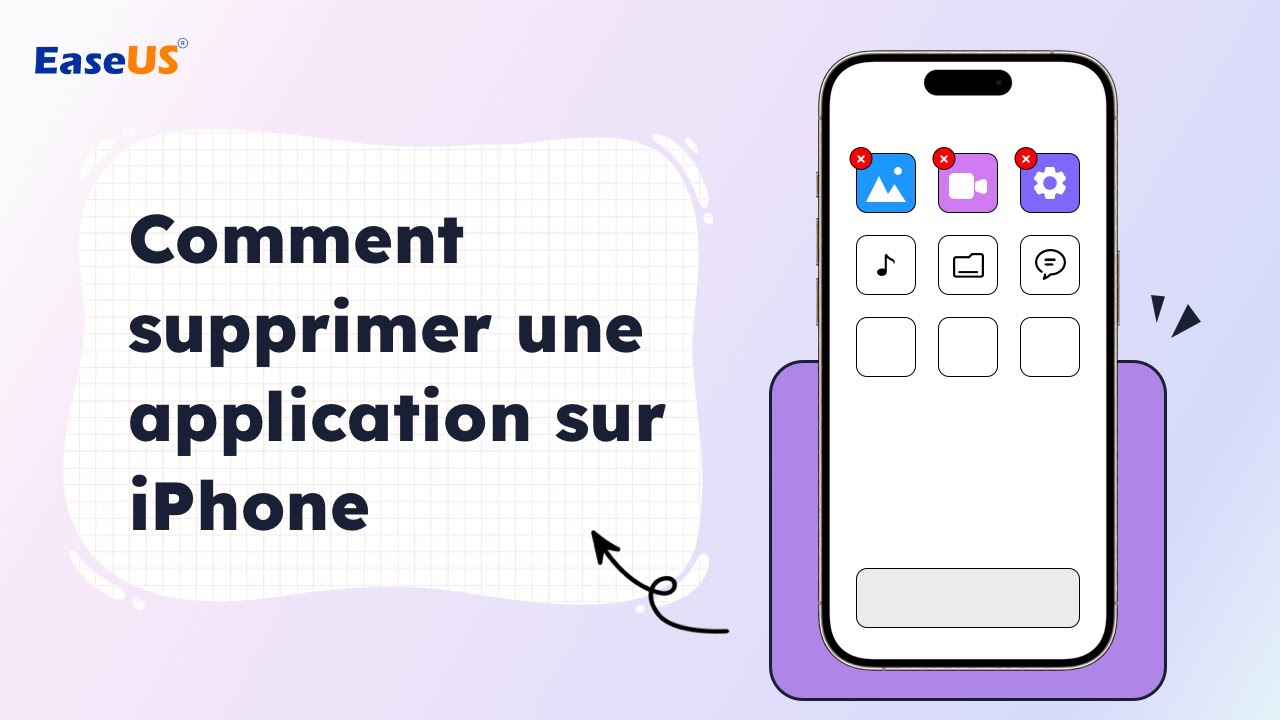 supprimer des applications sur iPhone