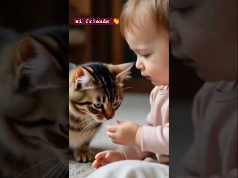 "Cat Meets Baby for the First Time | Heartwarming Moment!"