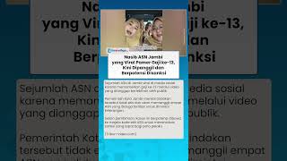 Nasib ASN Jambi yang Viral Pamer Gaji ke 13, Kini Dipanggil dan Berpotensi Disanksi