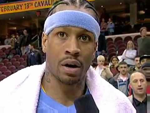 Allen Iverson 25pts 9asts vs Lebron James Cavs 06/07 *LBJ Triple Double