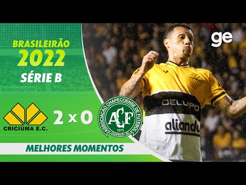 Gols e lances de Criciúma x Chapecoense