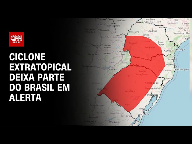 Forte ciclone deixa regiões Sul, Sudeste e Centro-Oeste em alerta | CNN PRIME TIME