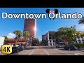Driving Orlando Downtown In 4K Florida Driving Tour