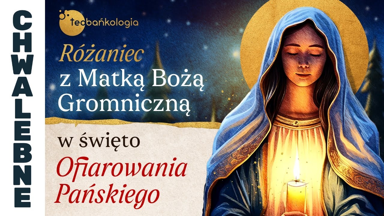 Różaniec Teobańkologia z Matką Bożą Gromniczną w święto Ofiarowania Pańskiego 2.02 Niedziela