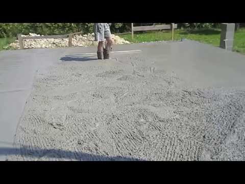 Wyrównywanie betonu łata wibracyjną