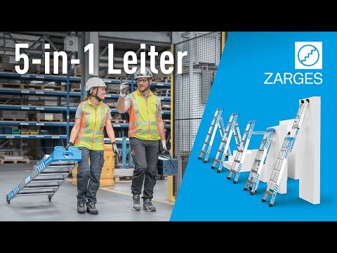 ZARGES MultiMaster 5 – Die einfache und leichte 5-in-1 Leiter für Profis