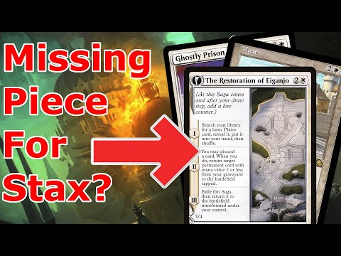 I BUILT A PILLOW FORT!  Armageddon Stax with Restoration of Eiganjo (Legacy Mono White Prison MTG)