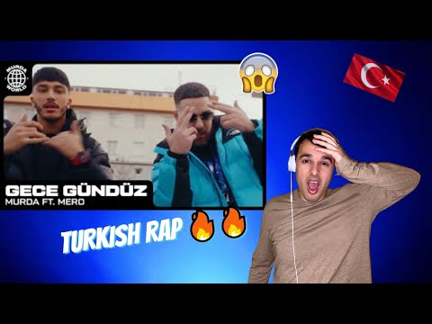 Italian React 🇹🇷 Murda - Gece Gündüz ft. MERO | 🔥🔥🔥🔥