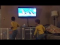 John And Mark Mimicking The Penguin Dance From Mary Poppins