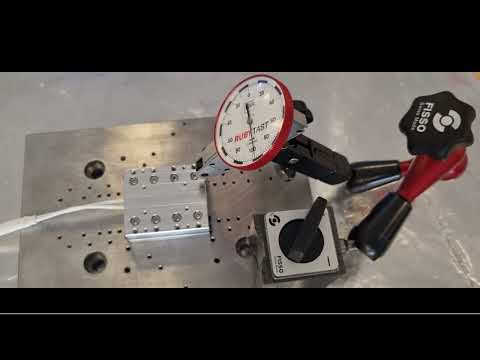 Ultra fast piezo stage - Dial gauge measurement