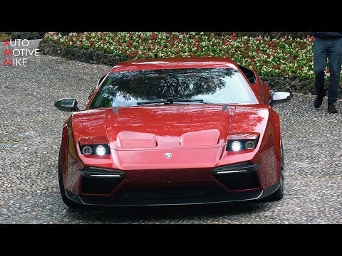 FIRST LOOK: Ares Design Panther ProgettoUno - Start Up, Revs & Driving | Villa d'Este 2019