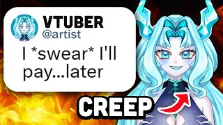 This Vtuber Bullied Multiple Artists And Is A BIG Creep...