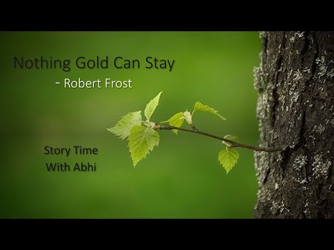 Nothing Gold Can Stay by Robert Frost # Inspirational Poem