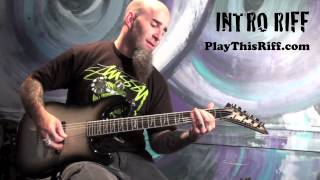 ANTHRAX &quot;I Am The Law&quot; Guitar Lesson for PlayThisRiff.com