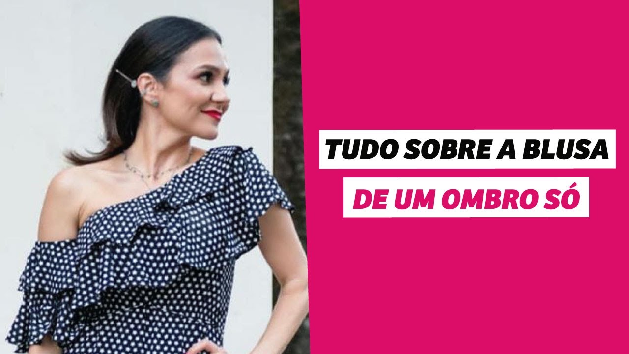 Peça ICÔNICA: Blusa de um ombro só!