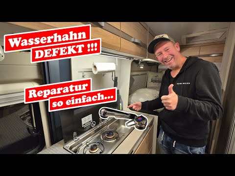 GELD SPAREN 💶 ?! Wohnmobil Wasserhahn reparieren statt NEU - So einfach geht es !!! Reich Wasserkran
