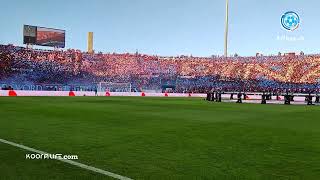 تيفو جماهير الوداد الرياضي أمام الاهلي المصري في نهائي دوري ابطال افريقيا