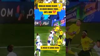 Download lagu Ronaldo ALMOST scored the header of the century! 🤯🥶 Al Nassr vs Gamba Osaka #Shorts mp3