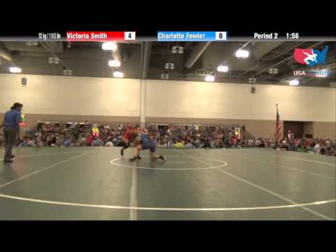 FILA Cadet 52 kg / 114.5 lbs - Victoria Smith vs. Charlotte Fowler