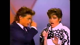 rocio banquells ft Luis Miguel en vivo no me puedo escapar de tí 1987😎