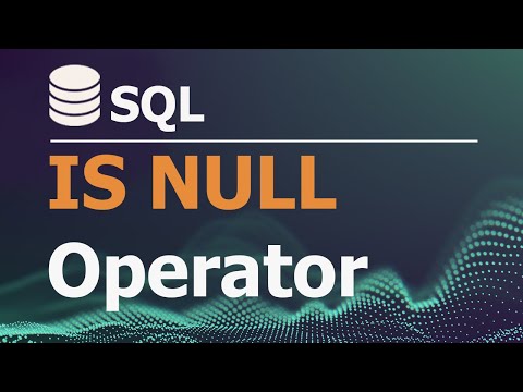 Sql Tutorial For Data Analysis 13 Is Null Operator