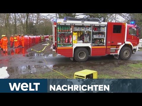 HOCHWASSER IN DEUTSCHLAND: Lage bleibt angespannt - THW warnt vor Spenden-Betrügern I WELT Stream