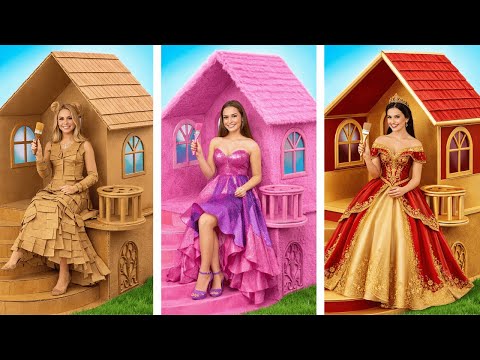 $100 vs $10,000 Room Makeover! 🏠 SECRET ROOM Transformation ✨