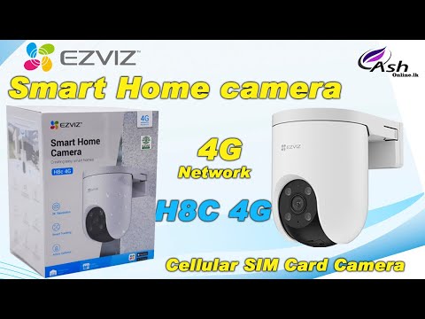 EZVIZ H8C 4G 2K Pan & Tilt Out Door Smart Camera #ashonlinelk #ASH #ASH_Online_lk #ash_online