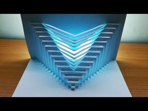 Kirigami Tutorial｜Paper Art｜Origami Art｜Kirigami Art｜Pop Up Card #74