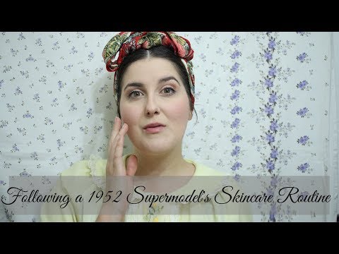 I Tried A 1950's Skincare Routine | Anita Colby's Beauty Book