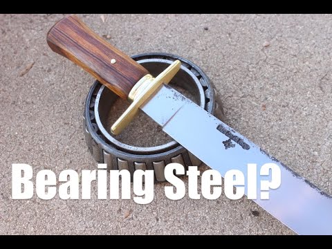 How does bearing steel make a good knife?