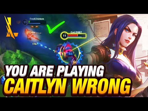 HOW TO ACTUALLY PLAY CAITLYN - Wild Rift Caitlyn Build