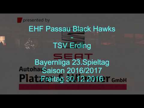 EHF Passau Black Hawks - TSV Erding 30.12.2016