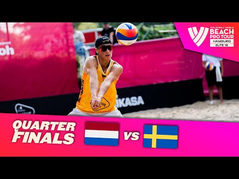 Boermans/de Groot vs. Hölting Nilsson/Andersson - Quarter Final Highlights | Hamburg 25 BeachProTour