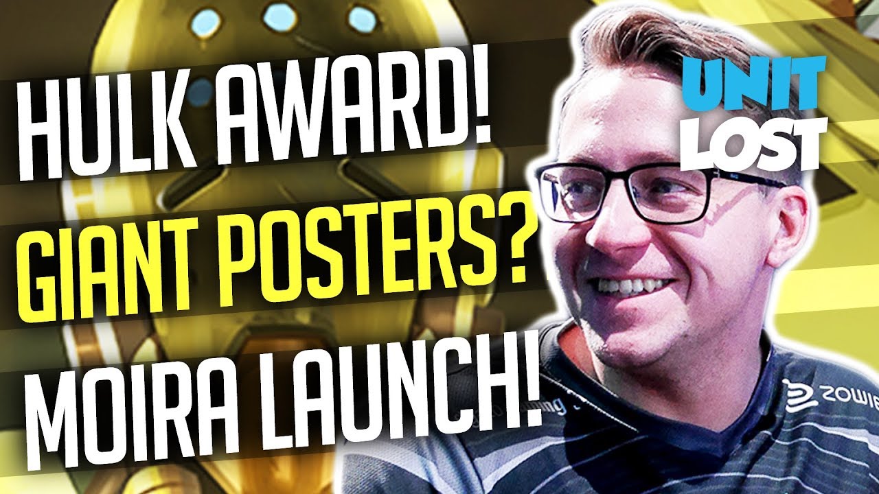 Overwatch News - HULK AWARD! GIANT Posters! Moira Launch INCOMING!