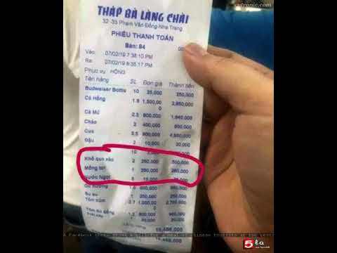 Chinese tourists ripped off? Nha Trang restaurant fined $33 for not listing prices Video
