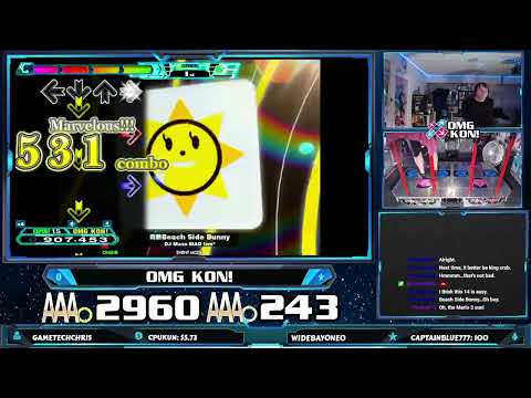 OMG KON! | 灼熱Beach Side Bunny (S-EXPERT 15) PFC AAA 999,600 [DDR A20 PLUS]