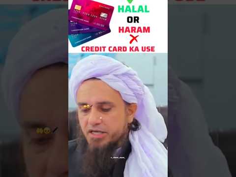 Halal aur haram credit card ka use karna kaisa he short#muftitariqmasod#molanatariqjamel#shortsviral